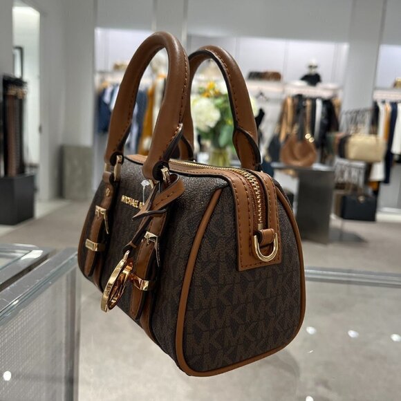 *Original Packing* Bedford Legacy Extra-Small Brown/Acorn Duffel Crossbody - Picture 17 of 17